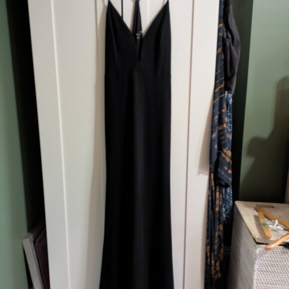 Lulus Amelia Black Sleeveless Maxi Dress - Size M - Picture 3 of 6